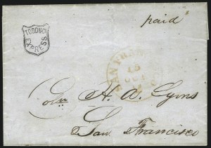 Sale 1025, Lot 6, Colonial Period and Western Express
