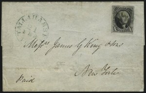 Sale 1025, Lot 67, 5c-10c 1847 Issue