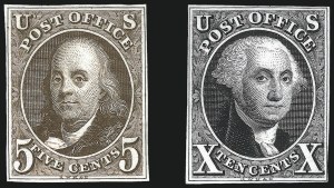 Sale 1026, Lot 1001, Essays and Proofs: 1847-67 Issues