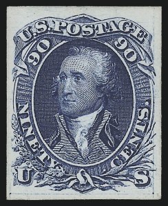 Sale 1026, Lot 1011, Essays and Proofs: 1847-67 Issues