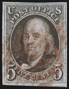 Sale 1026, Lot 1108, 1847 Issue and 1875 Reproduction (Scott 1-4)