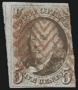 Sale 1026, Lot 1115, 1847 Issue and 1875 Reproduction (Scott 1-4)