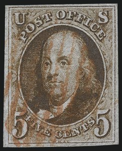 Sale 1026, Lot 1116, 1847 Issue and 1875 Reproduction (Scott 1-4)