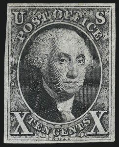 Sale 1026, Lot 1121, 1847 Issue and 1875 Reproduction (Scott 1-4)