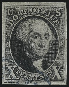 Sale 1026, Lot 1122, 1847 Issue and 1875 Reproduction (Scott 1-4)