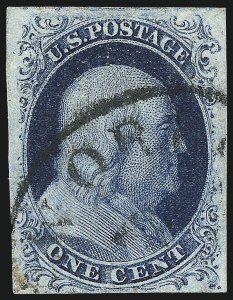 Sale 1026, Lot 1135, 1851-56 Issue (Scott 5A-17)
