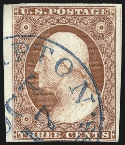 Sale 1026, Lot 1145, 1851-56 Issue (Scott 5A-17)