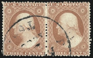 Sale 1026, Lot 1172, 1857-60 Issue and 1875 Reprint (Scott 18-46)