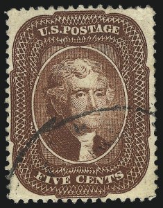 Sale 1026, Lot 1180, 1857-60 Issue and 1875 Reprint (Scott 18-46)