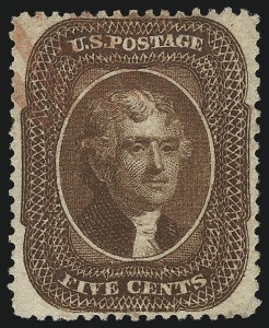 Sale 1026, Lot 1182, 1857-60 Issue and 1875 Reprint (Scott 18-46)