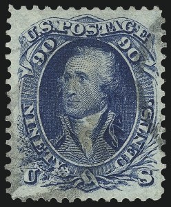 Sale 1026, Lot 1219, 1861-66 Issue (Scott 56-76)