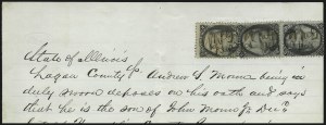 Sale 1026, Lot 1221, 1861-66 Issue (Scott 56-76)