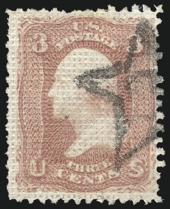 Sale 1026, Lot 1225, 1867-68 Grilled Issue and 1875 Re-Issue (Scott 79-109)