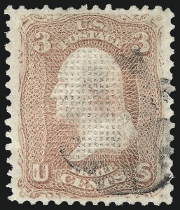 Sale 1026, Lot 1226, 1867-68 Grilled Issue and 1875 Re-Issue (Scott 79-109)