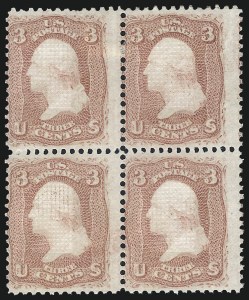 Sale 1026, Lot 1236, 1867-68 Grilled Issue and 1875 Re-Issue (Scott 79-109)