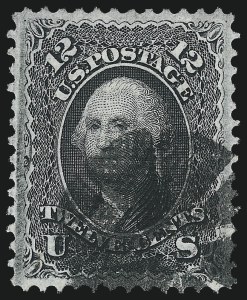 Sale 1026, Lot 1243, 1867-68 Grilled Issue and 1875 Re-Issue (Scott 79-109)
