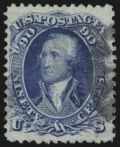 Sale 1026, Lot 1246, 1867-68 Grilled Issue and 1875 Re-Issue (Scott 79-109)