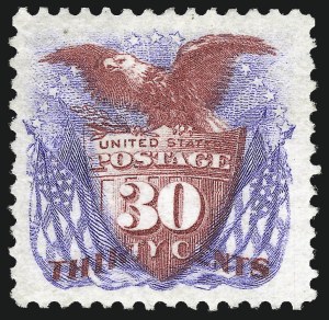 Sale 1026, Lot 1283, 1875 Re-Issue of 1869 Pictorial Issue (Scott 123-132)