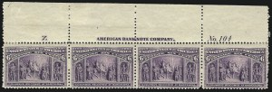Sale 1026, Lot 1305, 1893 Columbian Issue (Scott 230-245)
