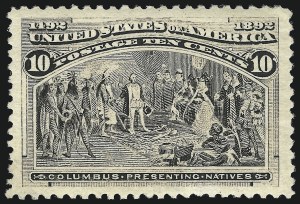 Sale 1026, Lot 1313, 1893 Columbian Issue (Scott 230-245)