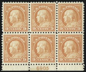 Sale 1026, Lot 1432, 1912-22 Issues (Scott 421-493)