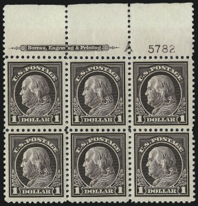 Sale 1026, Lot 1446, 1912-22 Issues, continued (Scott 498f-547)