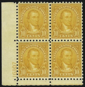 Sale 1026, Lot 1472, 1922 and Later Issues (Scott 554-1689f)