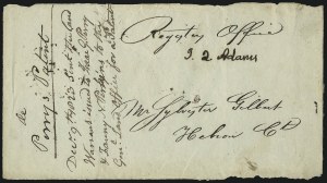 Sale 1026, Lot 1733, United States Postal History: Autographs and Free Franks