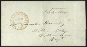 Sale 1026, Lot 1734, United States Postal History: Autographs and Free Franks