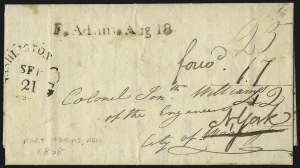 Sale 1026, Lot 1750, Stampless Covers