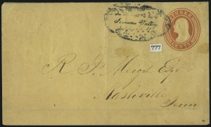 Sale 1026, Lot 1762, Stampless Covers