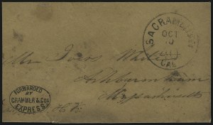 Sale 1026, Lot 1769, Railroad, Express and Ocean Mail Covers