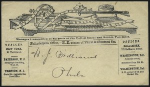 Sale 1026, Lot 1771, Railroad, Express and Ocean Mail Covers