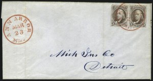 Sale 1026, Lot 1788, Postmasters Provisionals thru 1847 Issue on Cover