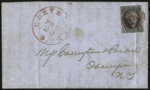 Sale 1026, Lot 1793, Postmasters Provisionals thru 1847 Issue on Cover