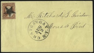 Sale 1026, Lot 1812, 1851-57 Issues on Cover