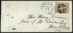 Sale 1026, Lot 1821, 1861-68 Issues on Cover