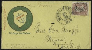 Sale 1026, Lot 1824, 1861-68 Issues on Cover