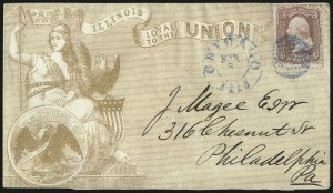 Sale 1026, Lot 1825, 1861-68 Issues on Cover