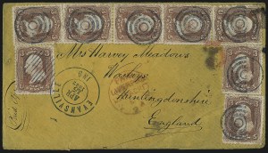 Sale 1026, Lot 1826, 1861-68 Issues on Cover