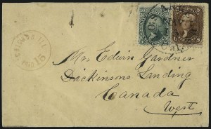 Sale 1026, Lot 1836, 1861-68 Issues on Cover