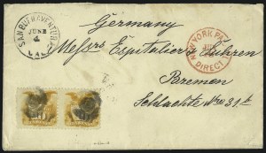 Sale 1026, Lot 1840, 1869 Pictorial Issue on Cover