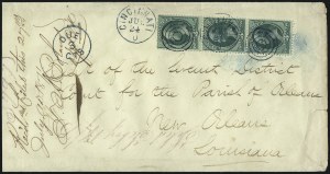 Sale 1026, Lot 1846, Bank Note thru Louisiana Purchase Issues on Cover