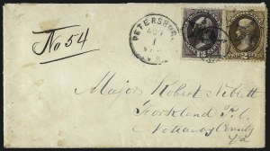 Sale 1026, Lot 1849, Bank Note thru Louisiana Purchase Issues on Cover