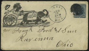 Sale 1026, Lot 1855, Bank Note thru Louisiana Purchase Issues on Cover