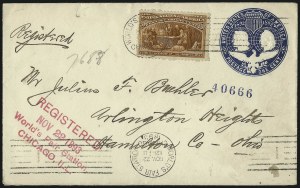 Sale 1026, Lot 1857, Bank Note thru Louisiana Purchase Issues on Cover