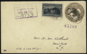 Sale 1026, Lot 1859, Bank Note thru Louisiana Purchase Issues on Cover