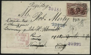 Sale 1026, Lot 1861, Bank Note thru Louisiana Purchase Issues on Cover