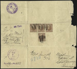 Sale 1026, Lot 1863, Bank Note thru Louisiana Purchase Issues on Cover