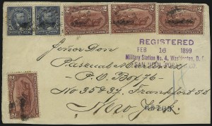 Sale 1026, Lot 1865, Bank Note thru Louisiana Purchase Issues on Cover